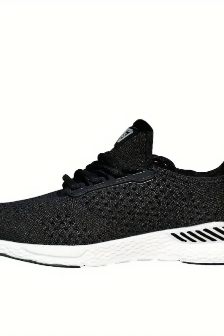 TENGOO Men Sneakers Ultralight Soft Breathable Bouncy Shock Absorption Running Sports Shoes