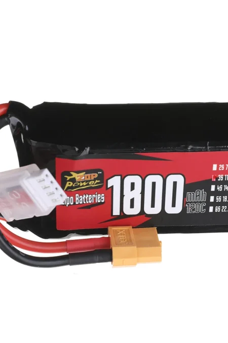 ZOP Power 11.1V 1800mAh 120C 3S LiPo Battery XT60 Plug for RC Drone