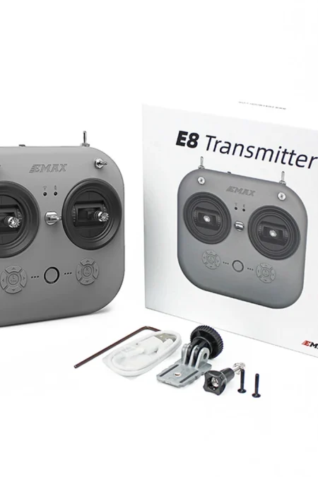 EMAX Tinyhawk III PLUS Spare Parts E8 2.4GHz 8CH Radio Transmitter Remote Controller ELRS 2.4G Protocol