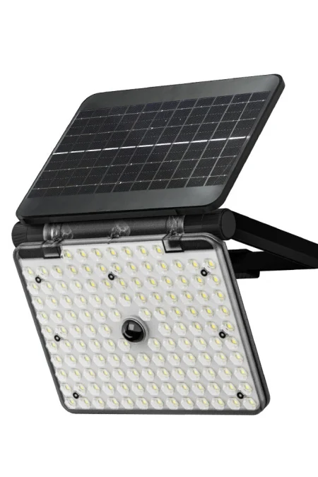 Foldable Solar Motion Sensor Wall Light Outdoor Yard Garden Lamp 3 Modes LED Floodlight Induction Compact Outdoor Securi