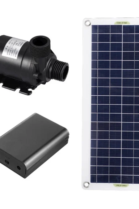 50W 800L/H Solar Panel Power Bank WaterPump Set Ultra-quiet Submersible Water Pump Motory Fish Pond Garden Fountain Deco