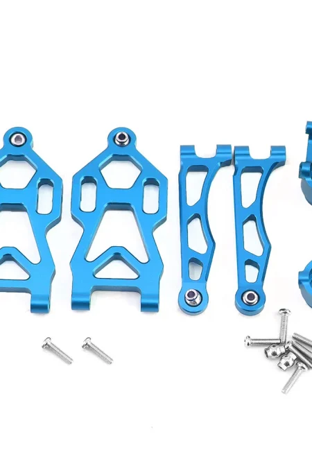 Front Upper Lower Swing Arms Steering Cup For 1/16 SCY 16101 16201 JJRC Q117 Q130 Q132 Metal Upgrade Accessories RC Car