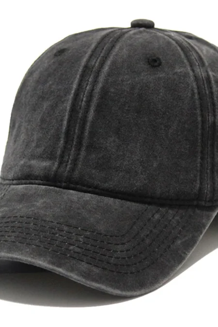 Solid Washed Denim Baseball Cap Vintage Unisex Cotton Sport Hat Outdoor Soft Breathable Versatile Sunshade Caps Women Me