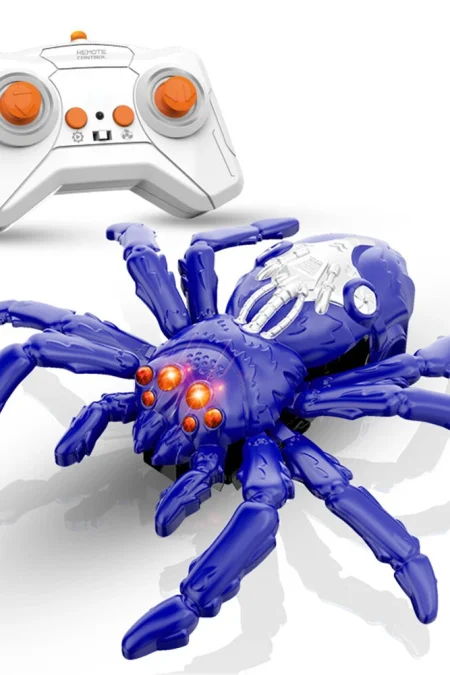 Remote Control Wall Climbing Spider / Green Lizard / Yellow Lizard Model 360° Rotation LED Lights Vacuum Suction Ground