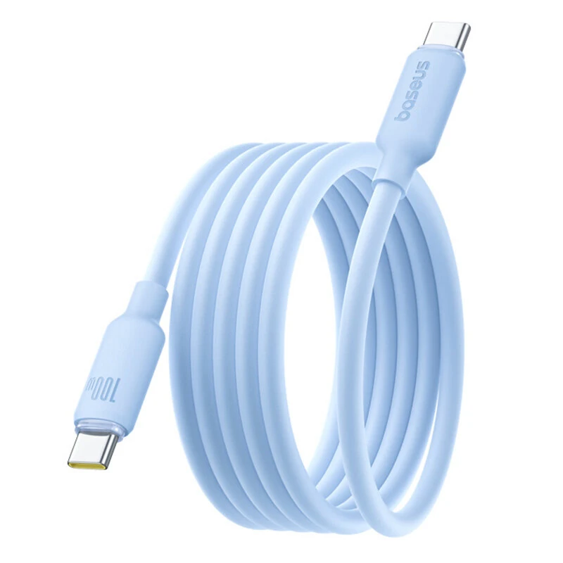 Baseus CB000179 100W Type-C to Type-C Magnetic Cable Fast Charging Data Transmission Tinned Copper Core Line 1M Long for