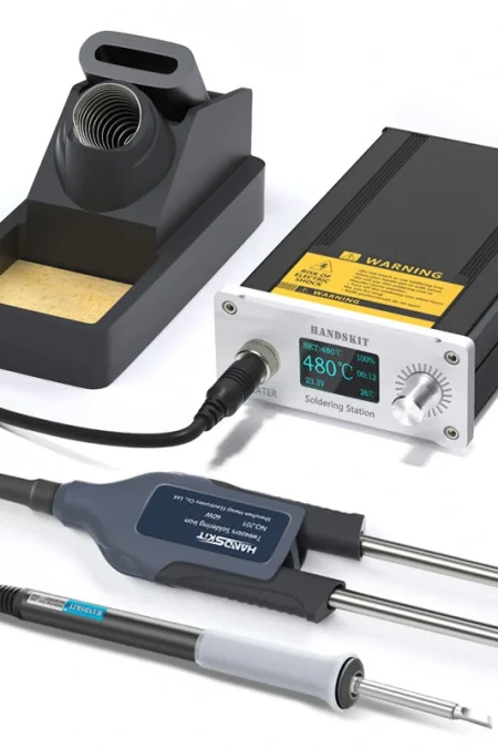 Handskit T12 220V High-Power Cell Phone Repair Tweezer Soldering Station Smd Capacitor Resistor Repair Soldering Station