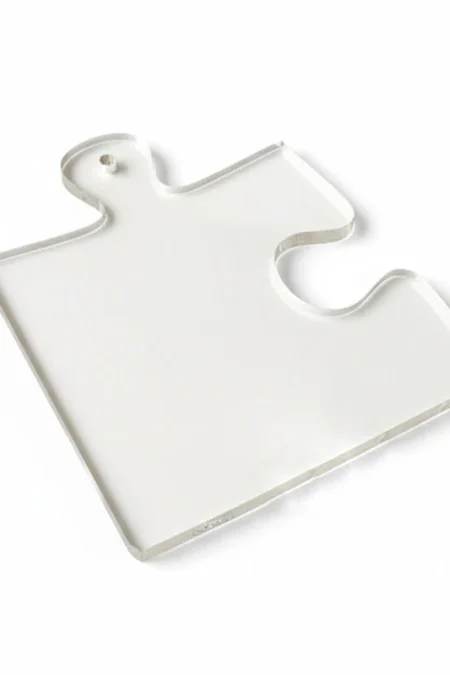 Crystal Puzzle Router Template Large Clear Acrylic 12.7cm Side Length DIY Craft Tool for Mats Serving Boards