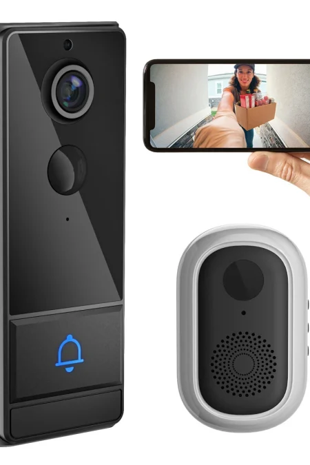 M19 Tuya Smart Video Doorbell 1080P HD WiFi Wireless Door Camera 120° Wide Angle Night Vision 2 Way Audio Smart Life APP
