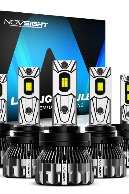 NOVSIGHT A500-T2 160W High Power 2PCS33,000LM DC9-32V Car LED Headlights 6500K Cool White IP68 Waterproof