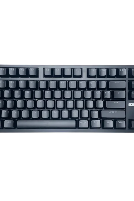 German Layout H87 RGB Mechanical Gaming Keyboard 87-keys Three-mode Hot-swappable 3000mAh Battery 2.4G/BT/Type-C Wired G