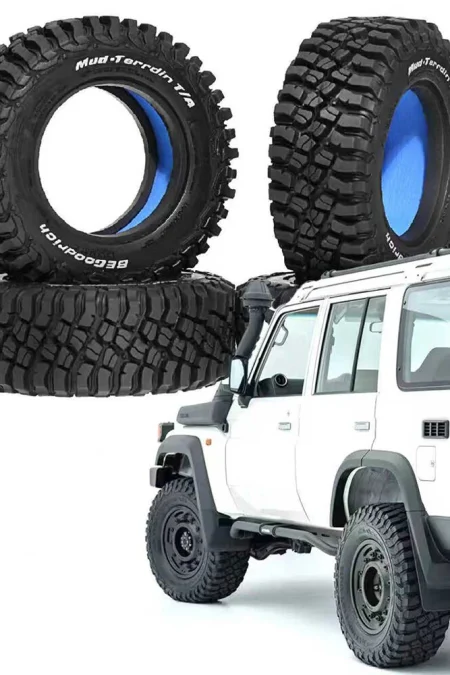 4pcs/set 1.9 inch Simulation Climbing Wheel Tires For 1/10 1/12 D90 RC4WD MJX RC Car W273 Parts
