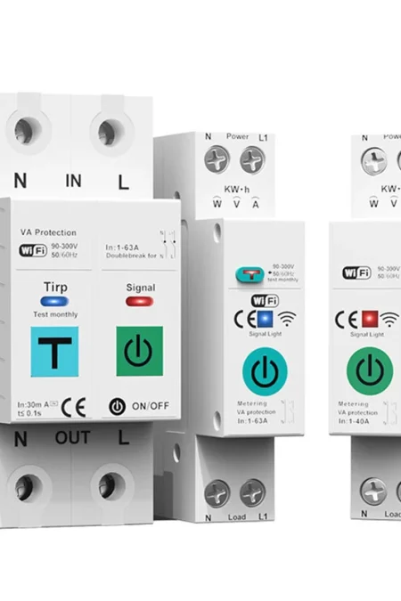 DLQ010/DLQ011/DLQ012 1P40A 2P63A Tuya WiFi Circuit Breaker Smart Home Wireless Remote Control Smart Switch Real-Time Who