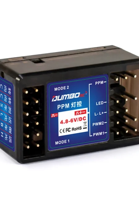 DumboRC PPM Light Control Module Dual PWM Channels for P6F P6FP P10F P10FG Receiver RC Car Vehicle Models