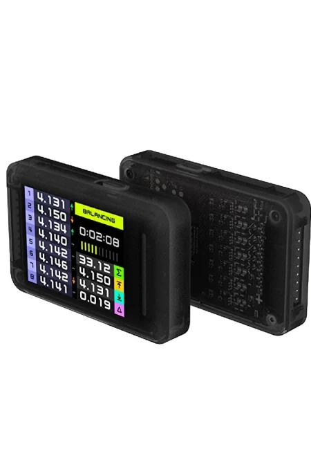 ISDT BL8 Smart Battery Monitor Wide-View Angle Color Screen Compatible with Multi-Platform App Control Supports 2S-8S Ba