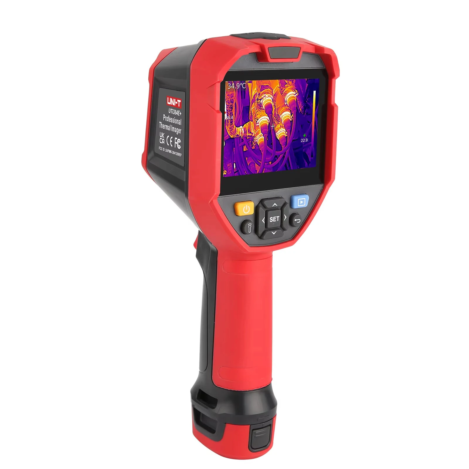 UNI-T UTi384E+ Smart WiFi Infrared Thermal Imager 384 x 288 Resolution 30Hz Frame Rate -20°C to 650°C Range Rechargeable