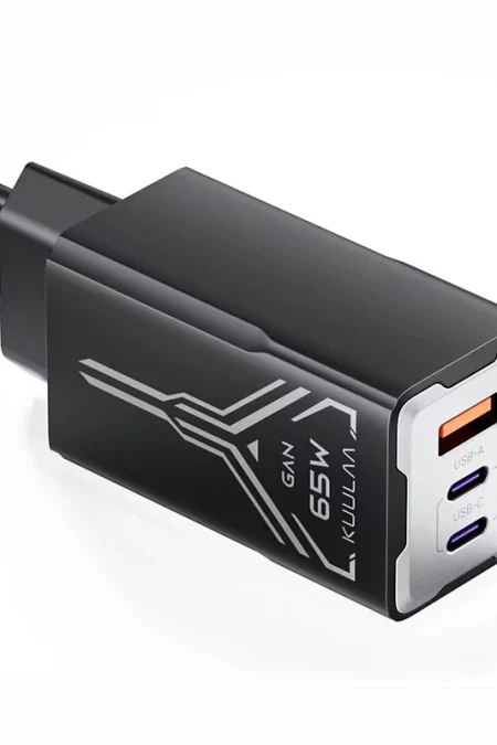 [GaN Tech] KUULAA KL-CD64 65W 3-Port USB PD Charger USB-A+2USB-C PD Fast Charging Wall Charger Adapter EU Plug US Plug f