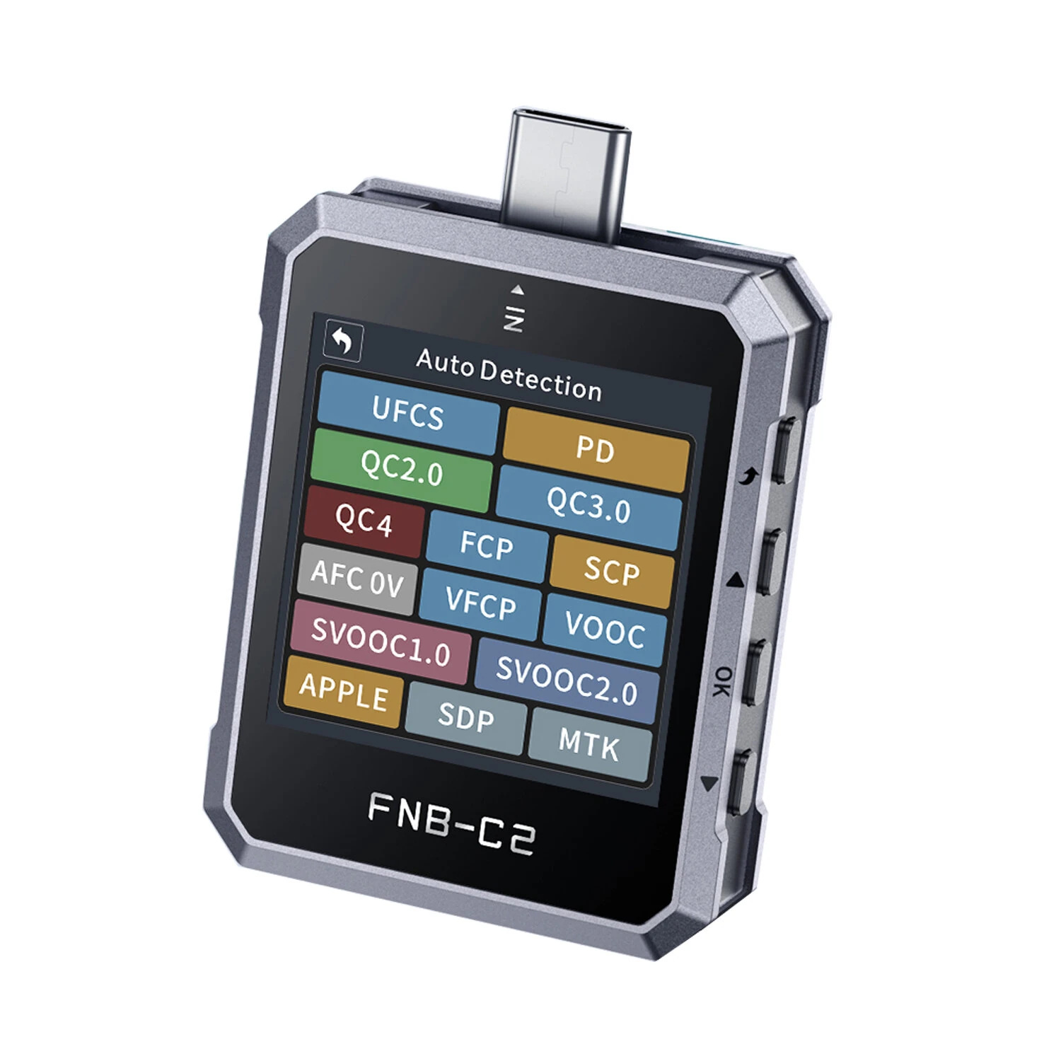 FNIRSI FNB-C2 USB Type-C Tester PD3.1 Fast Charging Voltage Current Power Analyzer 50V Support PC Data Logging E-Marker
