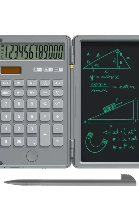 12 Digits Display Smart Calculator Handwriting Tablet Button Battery Solar Dual Power Supply Mini Scientific Calculator