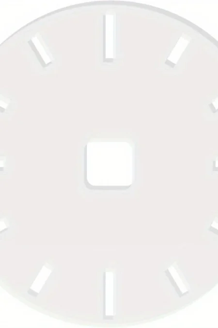 Acrylic 12 Inch Clock Face Template Transparent Router Guide DIY Woodworking Craft Tool Protective Film Clear Finish
