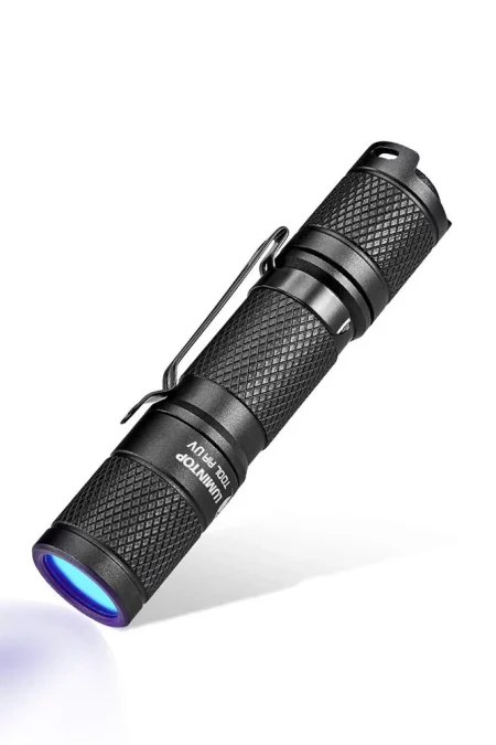 LUMINTOP Tool AA 2.0 365nm UV Flashlight with 14500 Battery Purple Light Mini Portable Torch Medical Test Light