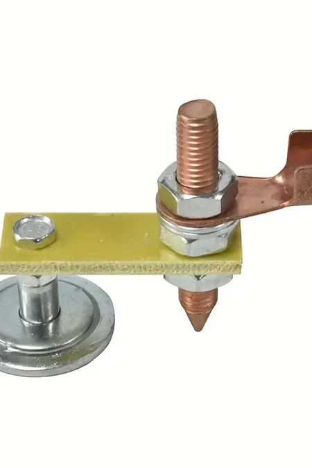 1PCS Copper Magnetic Welding Support with 35mm Disc Single or Double Head Options for Electric Welding Ground Clamp Spot