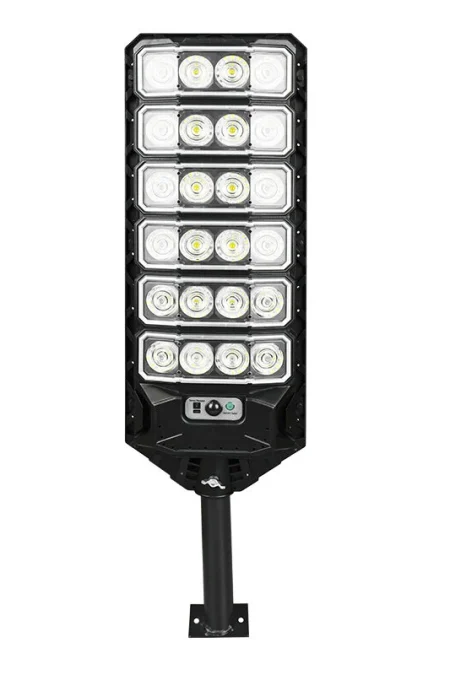 Elfeland 50W Outdoor Solar Street Light with Motion Sensor Light Sensor IPX4 Waterproof 3 Light Modes LED Floodlight