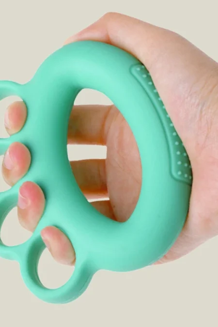 KALOAD 40-60lbs Hand Grip Strength Trainer Silicone Forearm Grip Workout Hand Gripper Five Finger Exerciser