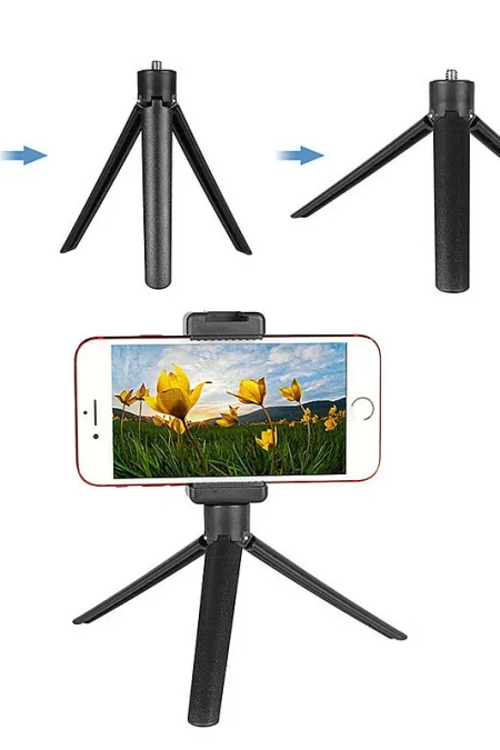 Desktop Mini Tripod Sports Camera Selfie Stick Mobile Phone Live Tripod Stand
