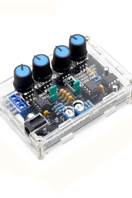 WESTBIGICL8038 DIY Signal Generator Kit 5Hz-400kHz Frequency Adjustable Sine Triangle Square Sawtooth Waveforms 12V-15