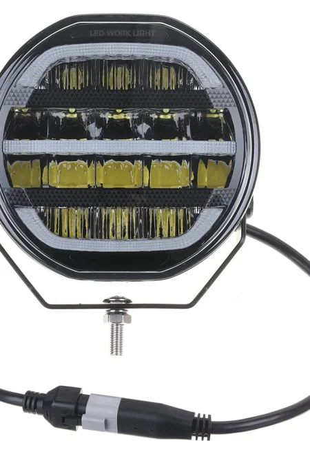 YANG GUANG YG-W0180S-Y 7-inch 100W LED Work Light RGB Roof Lamp For Off-road Vehicle Truck SUV