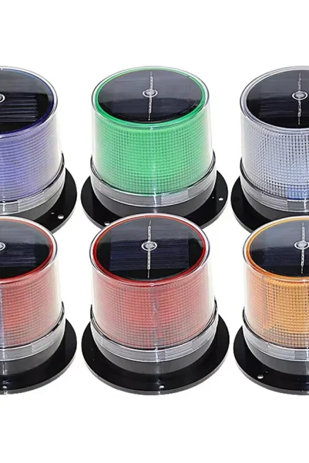 Magnetic Car Solar-powered Warning Light High Visibility Waterproof Strobe Signal Lamp