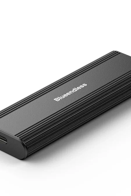 Blueendless M2821SN External SSD Enclosure M.2 Dual ProtocolNVMe&NGFF 10Gbps USB 3.2 Type-C Aluminum Alloy Portable So