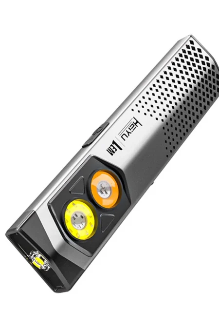 USB Rechargeable LED Multiple Colors Flashlight with Magnet and Hook Life Waterproof With Red light Power Bank Repairing