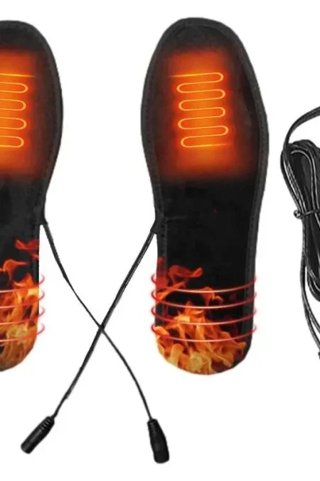 TENGOO USB Rechargeable Heated Insoles Waterproof Winter Warm Shoe Insoles for Motorcycle Cycling Skiing Hiking Supplies