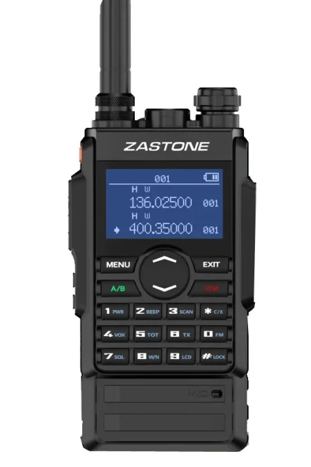 ZASTONE M7 250 Channels 8W Walkie Talkie VHF UHF Portable Radio EU Plug