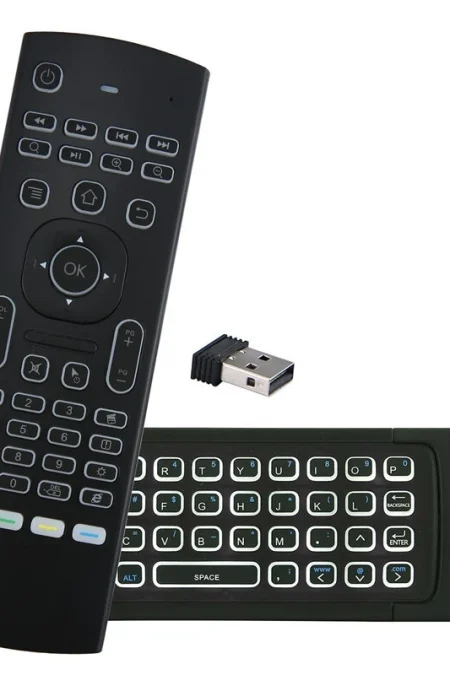 MX3 2.4G Voice Air Mouse with Backlight Wireless Mini Keyboard Remote Control Infrared Learning for Android TV Box PC Ga