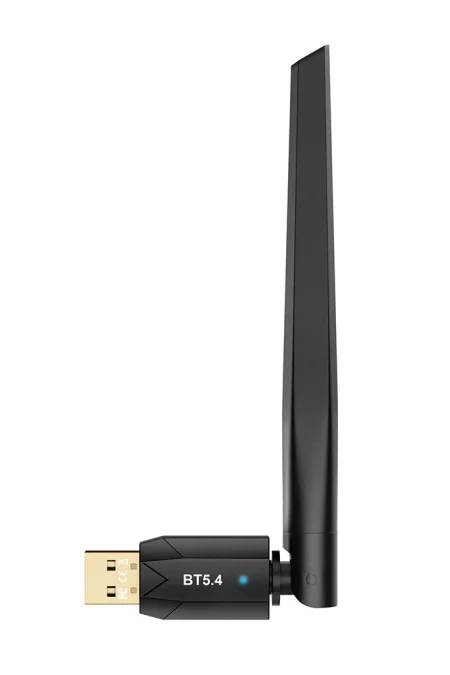 USB bluetooth 5.4Adapter 150M Wireless Dongle Adapter Drivers Free Supports Windows 11/10/8.1/7 for PC Music Audio Rec