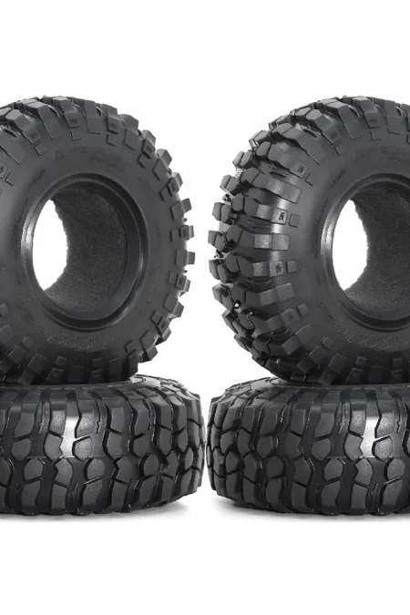 4PCS 1.9 Inches Tyres Tire Skin for 1/10 Rock Crawler Climbing Truck RC Cars Vehicles Models Spare Parts Accessories