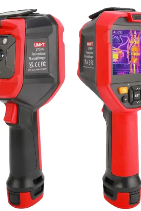 UNI-T UTi260V Infrared Thermal Camera 256x192 Resolution 5MP Visible Light -20~550℃ Temp Range Laser Ranging 30m App/PC