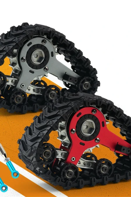 4PCS SG W001 Upgraded Track Wheels Tires 12mm Hex All Terrain for 124017 144001 104072 EC30B EAT14 1/10 1/12 1/14 RC Car