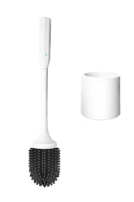 Tevorex Electric Toilet Brush IPX7 Waterproof TPR Material No Stains No Dead Corner Cleaning Large Battery Capacity Wall