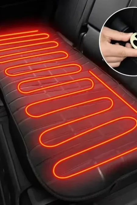 12V Auto Heated Car Seat Cover Rear Seat Heated Cushion Heating Warmer Cushions Auto Heating Seat Mat Electric Heating P