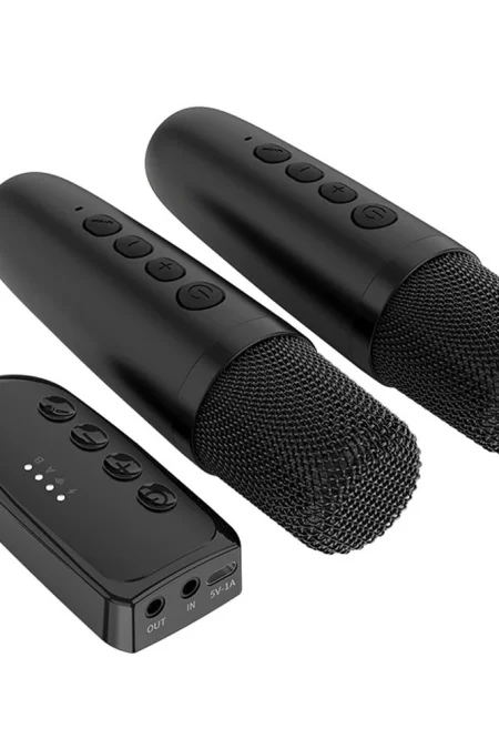 DSK1 Wireless Karaoke Companion Bluetooth 5.3 Dynamic Microphone KTV DSP Mixer System 3.5MM AUX Type-C Amplifier Host Fo