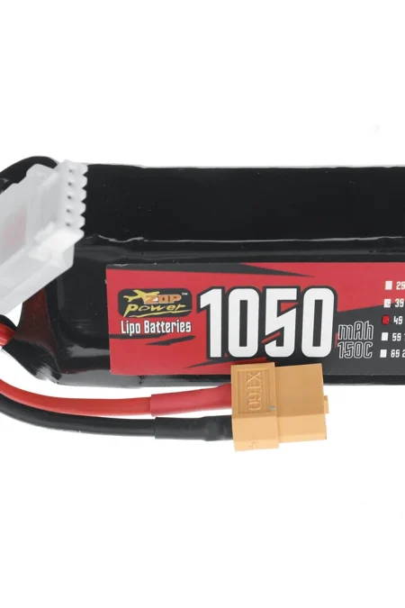 ZOP Power 14.8V 1050mAh 150C 4S LiPo Battery XT60 Plug for RC Drone