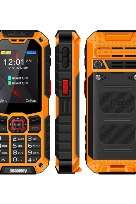 UNIWA S9 Mini 2.4-inch Dual SIM Card Dual Standby 3000mAh FM Big Button Type-C 4G Mobile Phone with Double LED Lights Wa