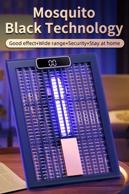 Portable 180° Folding Design Mosquito Lamp with Real-Time Mosquito Count Ideal New Attracting Light Wave USB Charging Sa