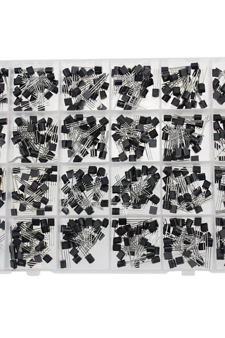600PCS S9012 2N3901 NPN PNP Transistor Assortment Kit TO-92 10V High Quality Components Wide Compatibility