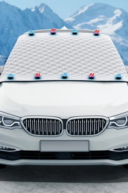 Car Windshield Snow Cover Automobile Anti Freeze Windshield Covers Magnetic Front Window Sun Shade Thickened Protector