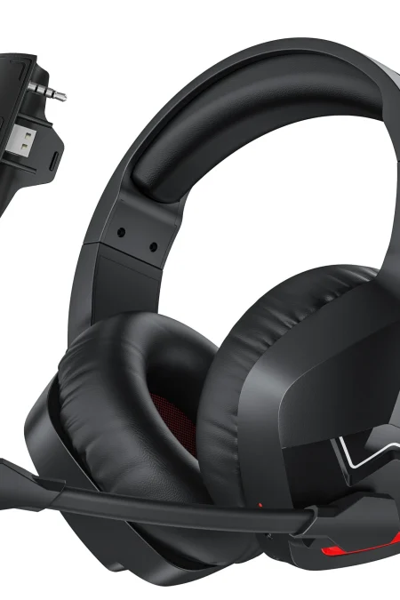 BINNUNE BW01 Tri-mode Gaming Headset Wireless bluetooth Headphone 50mm Driver 3D Surround Sound Built-in Noise Cancellin