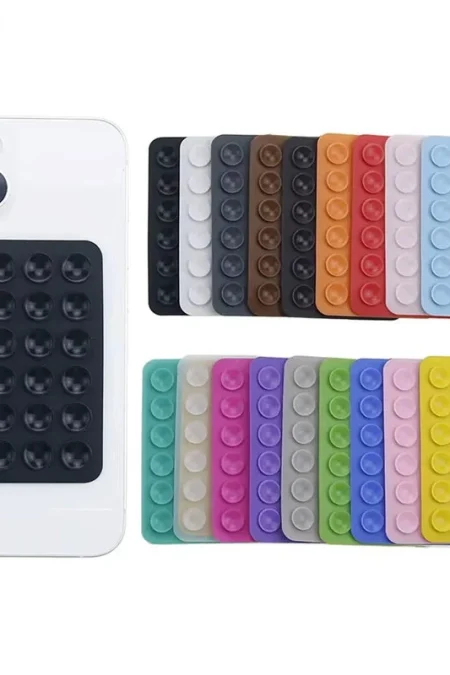 Multifunctional Silicone Suction Pad Phone Fixture Suction Cup Backed Adhesive Rubber Sucker Pad Fixed Pad 24 Square Suc